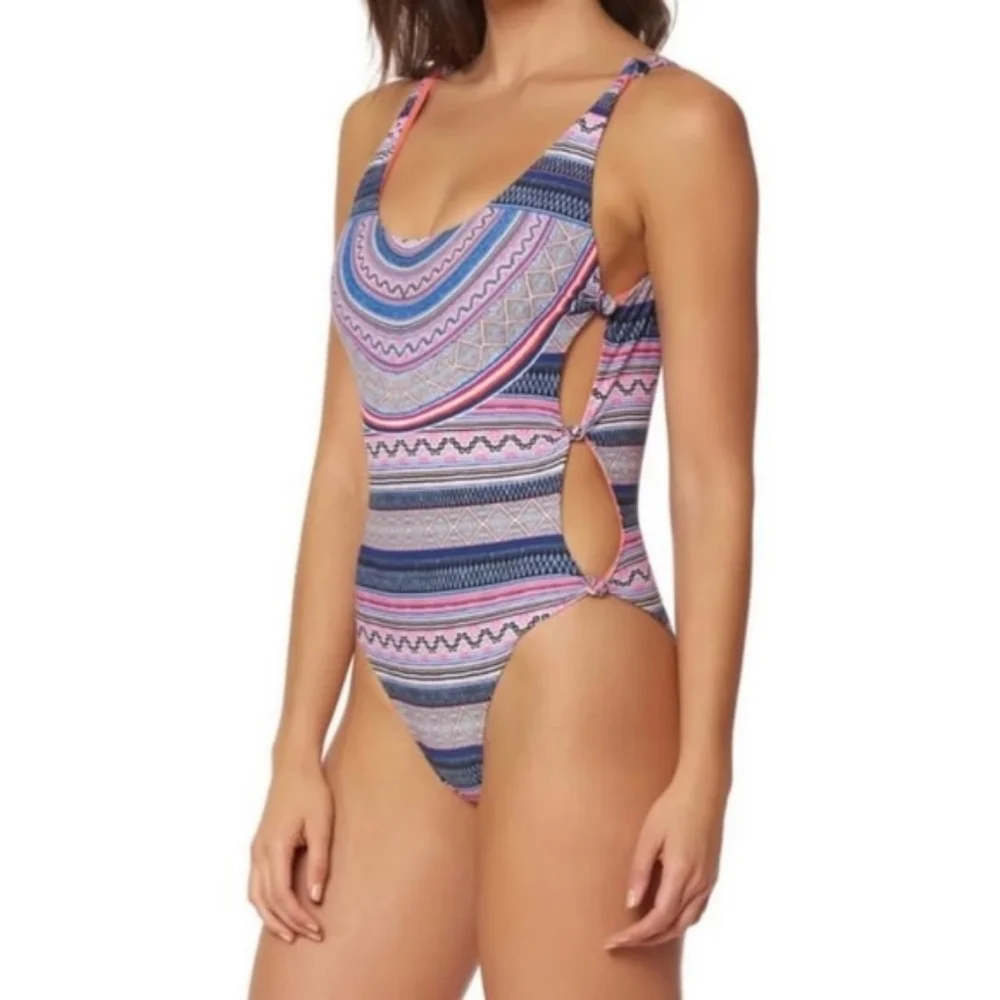 Red Carter Coral Reef Festival Swimsuit